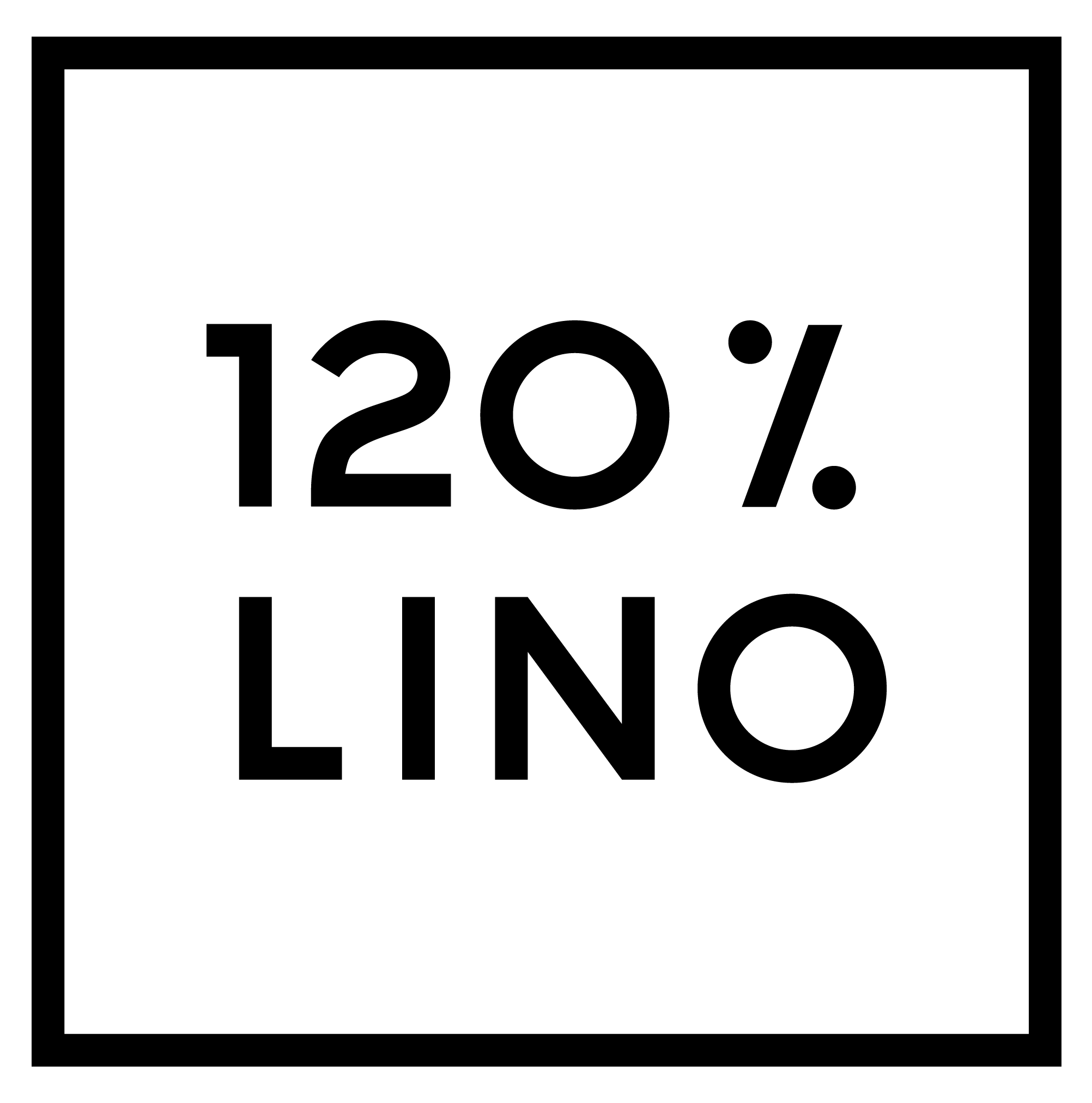 120% Lino logo